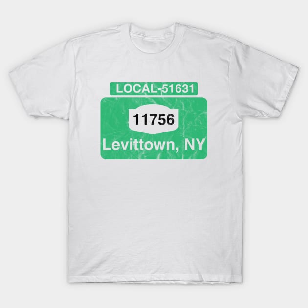 LEVITTOWN LONG ISLAND NEW YORK T-Shirt by LOCAL51631